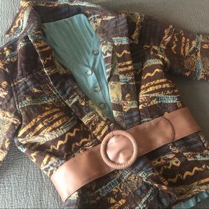 Vintage Woven Car Coat